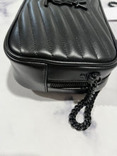Load image into Gallery viewer, Saint Laurent YSL Black Lou Mini Crossbody Bag