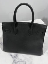Load image into Gallery viewer, Hermes Unisex 30 Togo Black Leather Birkin
