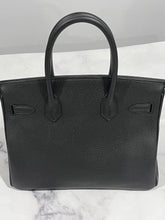 Load image into Gallery viewer, Hermes Unisex 30 Togo Black Leather Birkin