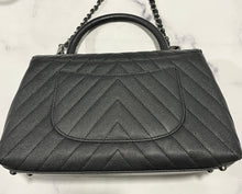 Load image into Gallery viewer, Chanel Charcoal Gray Coco Handle Flap BagCrossbody Bag