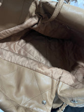 Load image into Gallery viewer, Chanel 22 Tan Hobo Silver Hardware