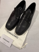 Load image into Gallery viewer, Salvatore Ferragamo Mens Black Athen Penny Loafer