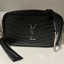 Load image into Gallery viewer, Saint Laurent YSL Black SHW Lou Mini Crossbody Bag