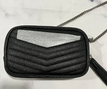 Load image into Gallery viewer, Saint Laurent YSL Black SHW Lou Mini Crossbody Bag