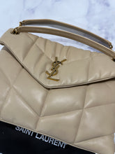 Load image into Gallery viewer, Saint Laurent YSL Medium Avorio Lou Lou Puffer Bag