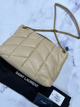Load image into Gallery viewer, Saint Laurent YSL Medium Avorio Lou Lou Puffer Bag