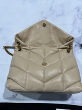 Load image into Gallery viewer, Saint Laurent YSL Medium Avorio Lou Lou Puffer Bag