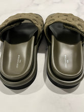 Load image into Gallery viewer, Louis Vuitton Green Cloud Slides Sandals