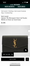 Load image into Gallery viewer, Saint Laurent YSL Black Uptown Crossbody Bag