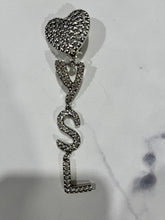 Load image into Gallery viewer, Saint Laurent YSL Opyum Heart Earrings