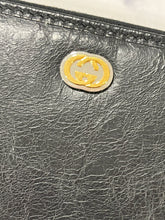 Load image into Gallery viewer, Gucci Black Leather Zip Around Wallet