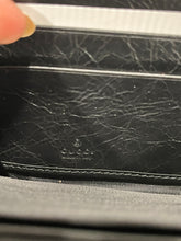 Load image into Gallery viewer, Gucci Black Leather Zip Around Wallet