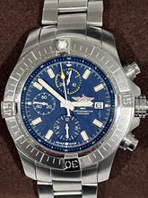 Load image into Gallery viewer, Breitling 45mm Avenger Chronograph Blue Dial Watch