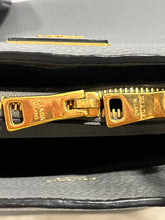 Load image into Gallery viewer, Prada Duel Strap Gray Pebbled Leather Tote Crossbody