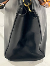 Load image into Gallery viewer, Gucci Black Double Bamboo Top Handle Tote Crossbody