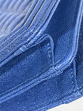 Load image into Gallery viewer, Chanel Boy North South Rectangle Cobalt Blue Caviar Crossbody Bag