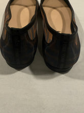Load image into Gallery viewer, Fendi FF Zucca Black Beige Mesh Ballet Flat