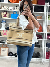 Load image into Gallery viewer, Celine Textile Thais Medium Triomphe Tote