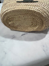 Load image into Gallery viewer, Celine Leather-Trimmed Palm Leaves Khaki Medium Tote