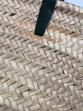 Load image into Gallery viewer, Celine Leather-Trimmed Palm Leaves Khaki Medium Tote