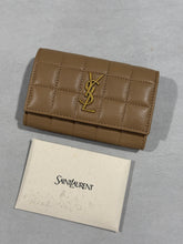Load image into Gallery viewer, Saint Laurent YSL Cassandre Quilted Snap Card Case