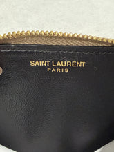 Load image into Gallery viewer, Saint Laurent YSL Cassandre Beige Zip Card Case