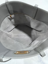 Load image into Gallery viewer, Celine Triomphe Cabas Medium Gray Leather Bag