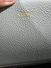 Load image into Gallery viewer, Celine Triomphe Cabas Medium Gray Leather Bag