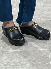 Load image into Gallery viewer, Saint Laurent YSL Black Clog