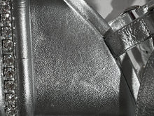 Load image into Gallery viewer, Christian Louboutin Silver Pyrastrass Metallic Wedge Sandal
