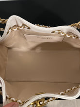 Load image into Gallery viewer, Chanel 25 White Caviar Small Shoulder Bag
