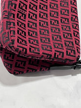 Load image into Gallery viewer, Fendi Red/Black Baguette Shoulder Bag