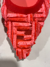 Load image into Gallery viewer, Fendi Colbri FF Mesh Pink Slingback Sandals