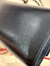 Load image into Gallery viewer, Christian Louboutin Metallic Blue Wallet On A Chain