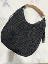 Load image into Gallery viewer, Saint Laurent YSL Mombasa Horn Raffia Bag