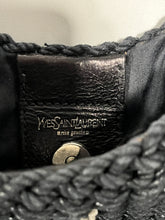 Load image into Gallery viewer, Saint Laurent YSL Mombasa Horn Raffia Bag
