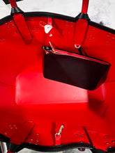 Load image into Gallery viewer, Christian Louboutin Large Cabata Black Leather Multi Color Stud Tote