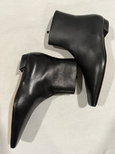 Load image into Gallery viewer, Proenza Schouler Black Trap Flat Ankle Boots 37
