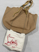 Load image into Gallery viewer, Christian Louboutin By My Side Jute Tote Bag