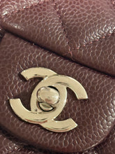 Load image into Gallery viewer, Chanel Burgandy Caviar Rectangular Extra Mini SHW