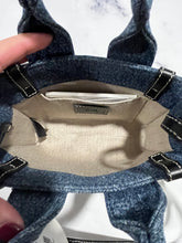 Load image into Gallery viewer, Chloe Mini Woody Denim Leather Crossbody