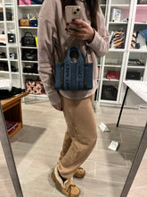 Load image into Gallery viewer, Chloe Mini Woody Denim Leather Crossbody