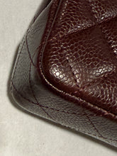 Load image into Gallery viewer, Chanel Burgandy Caviar Rectangular Extra Mini SHW
