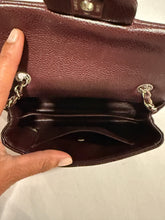 Load image into Gallery viewer, Chanel Burgandy Caviar Rectangular Extra Mini SHW