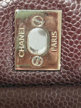 Load image into Gallery viewer, Chanel Burgandy Caviar Rectangular Extra Mini SHW