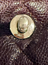 Load image into Gallery viewer, Chanel Burgandy Caviar Rectangular Extra Mini SHW