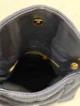 Load image into Gallery viewer, Saint Laurent YSL Small Lou Lou Navy Blue Woven Bag