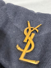 Load image into Gallery viewer, Saint Laurent YSL Small Lou Lou Navy Blue Woven Bag