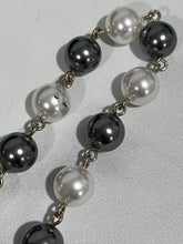 Load image into Gallery viewer, Chanel 19A Egyptian CC Gold tone Faux Pearl Strand Necklace