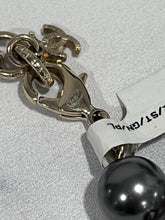 Load image into Gallery viewer, Chanel 19A Egyptian CC Gold tone Faux Pearl Strand Necklace